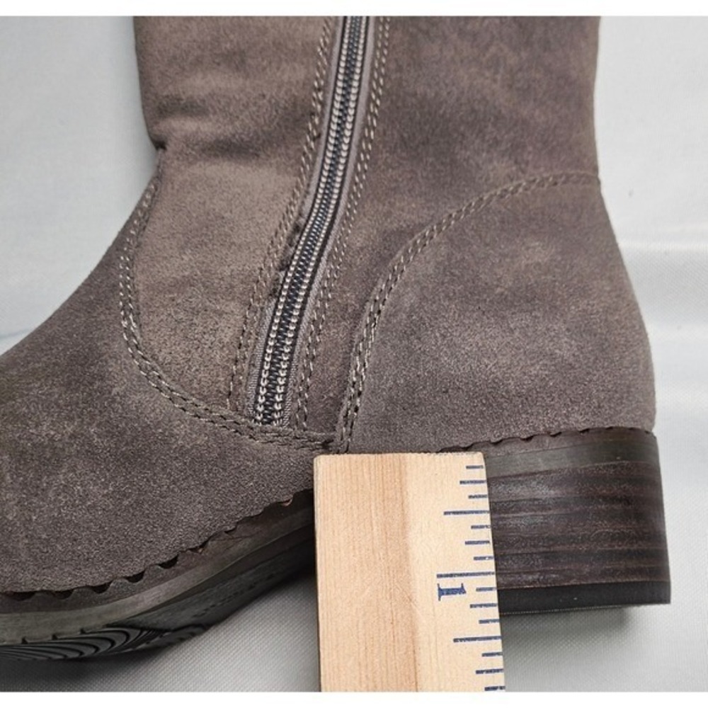 New Gentle Souls by Kenneth Cole Brian Suede‎ Knee High Boots Gray Women US 5.5 - Picture 4 of 13